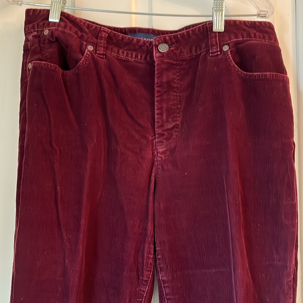 Bundle of 2 Talbots Heritage Corduroy Pants 14L